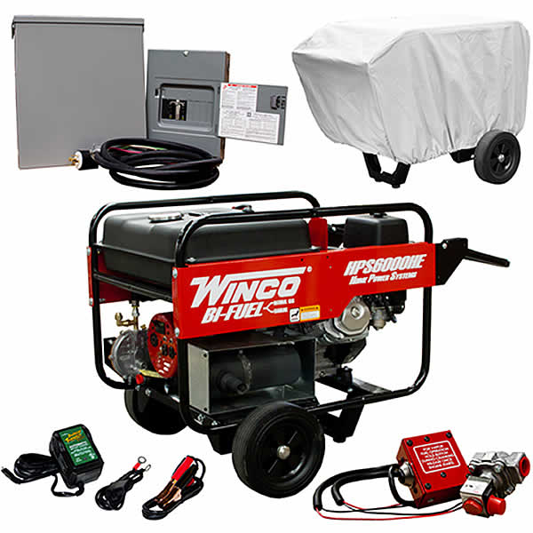 Triple-fuel honda powered generator w/ electric start #4