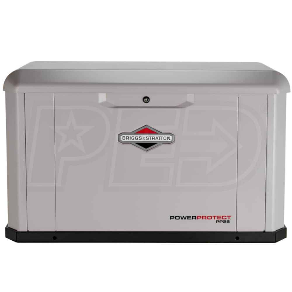 Briggs & Stratton 040678 Power Protect™ 26kW Aluminum Standby Generator ...