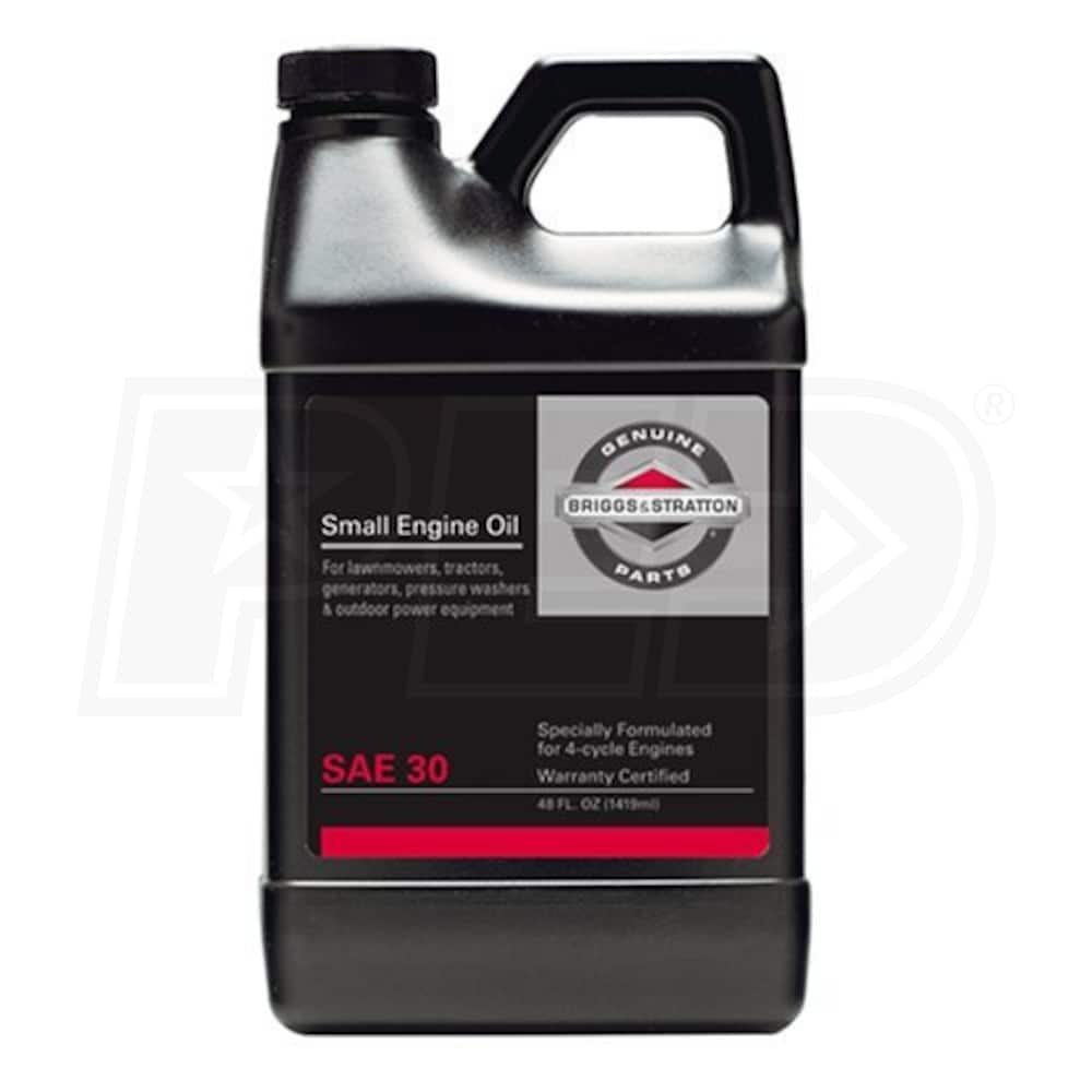 Briggs & Stratton 100028 SAE30 Lawn Mower Oil, 48 OZ