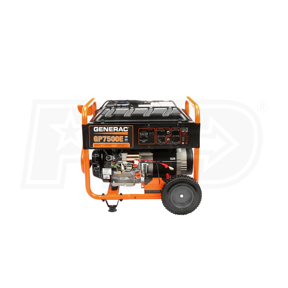 Generac 5943 - GP7500E 7500 Watt Electric Start Portable Generator