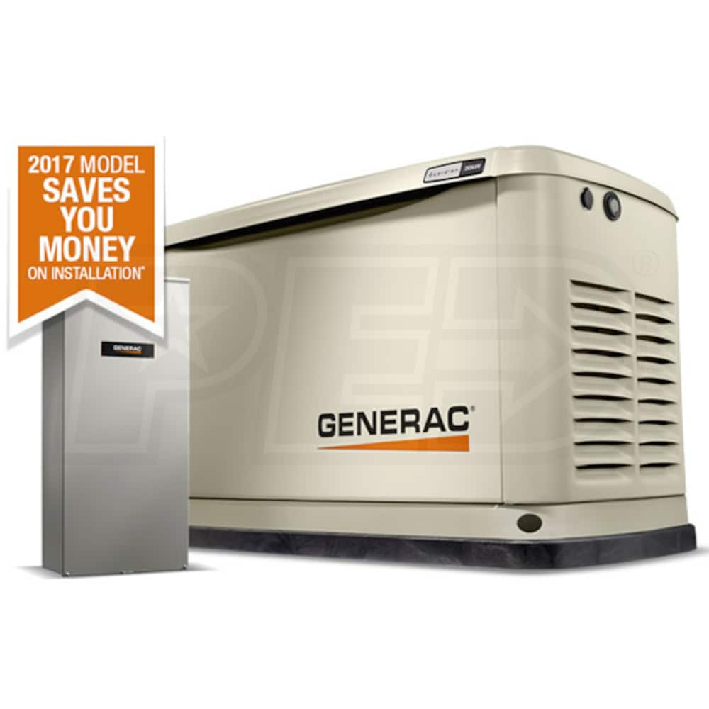 Generac Guardian 7039 ™ 20kW Standby Generator System 200A Service ...