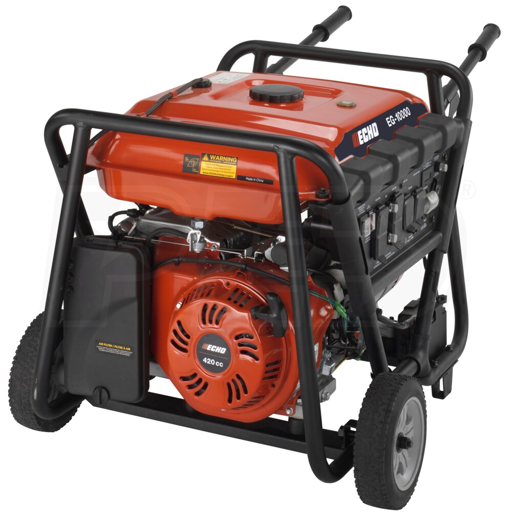 ECHO EG-10000 - 7500 Watt Electric Start Portable Generator CARB