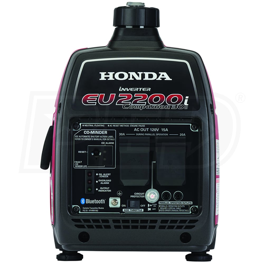 Honda Eu2200itag1 Eu2200i Companion 1800 Watt Portable Inverter Generator W Bluetooth® And Co 5987