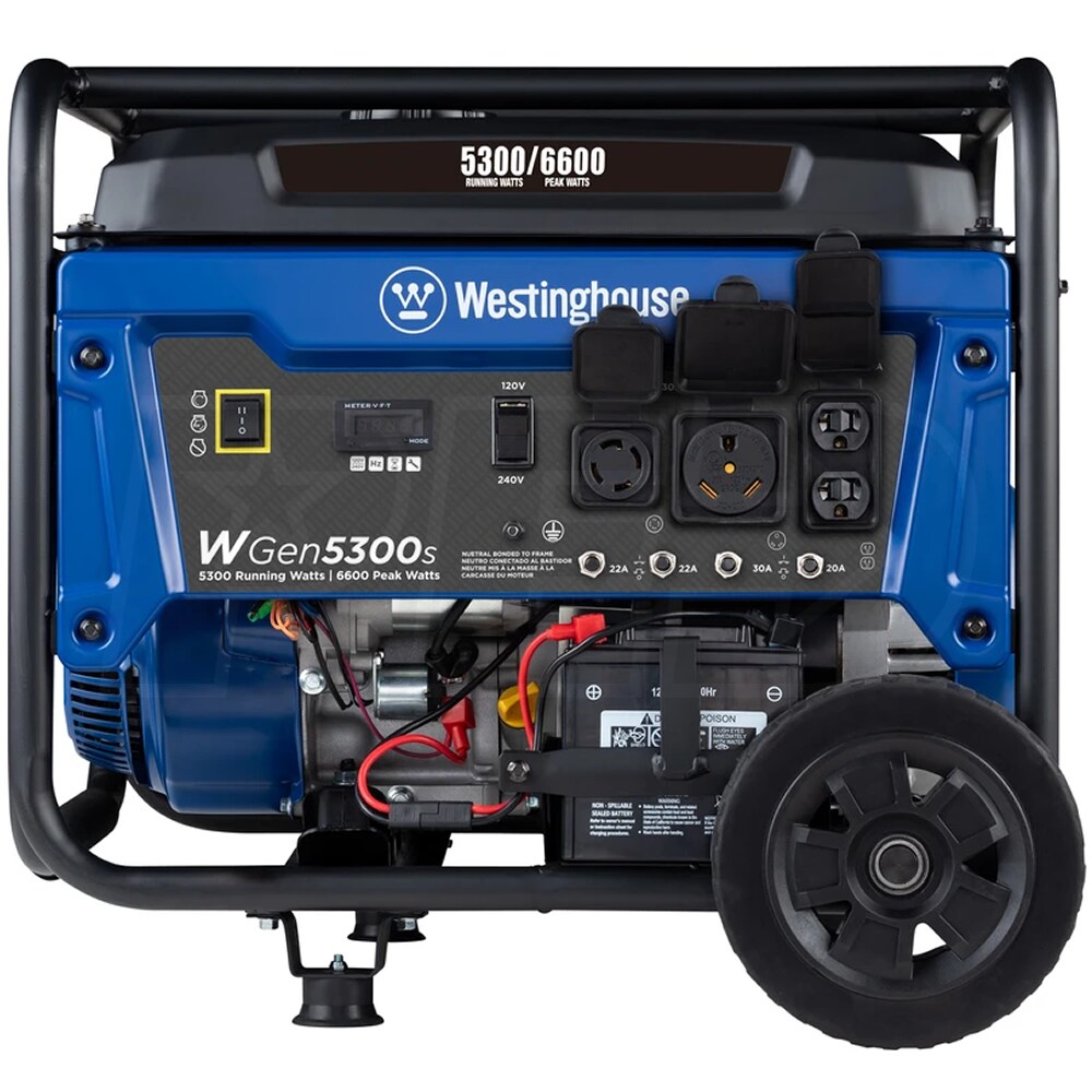 Westinghouse WGEN5300S WGen5300s - 5300 Watt Electric Start Portable ...