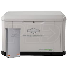 View Briggs & Stratton Power Protect™ PP26 - 26/24kW (LP/NG) Standby Generator (200A Service Disc. + Symphony Power Mgmt.)