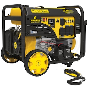 View Champion 200929 -  9500 Watt Electric Start Portable Generator w/ Wireless Remote & CO Shield® (CARB)