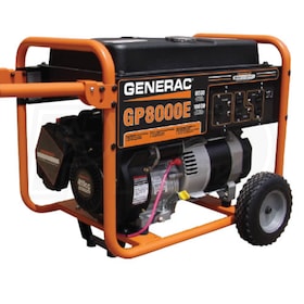 Generac 5681 8000 Watt Electric Start Portable Generator