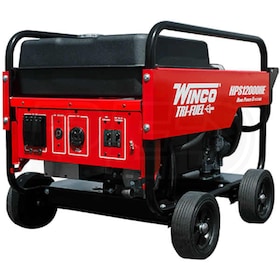 View Winco HPS12000HE - 10,800 Watt Tri-Fuel Generator w/ Electric Start Honda Engine (49-State)