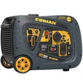 View Firman W03081 - Whisper Series 3000 Watt Inverter Generator w/ RV Outlet (CARB)