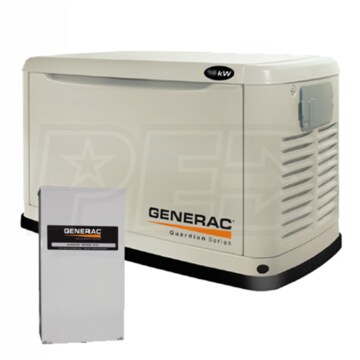 Generac Guardian 6052 ™ 14kW Standby Generator System 200A Service ...