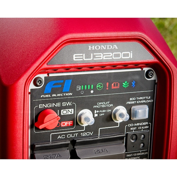 Honda EU3200I EU3200i - 2600 Watt Fuel-Injected Inverter Generator w/ Bluetooth&reg & CO-MINDER™ 49-State