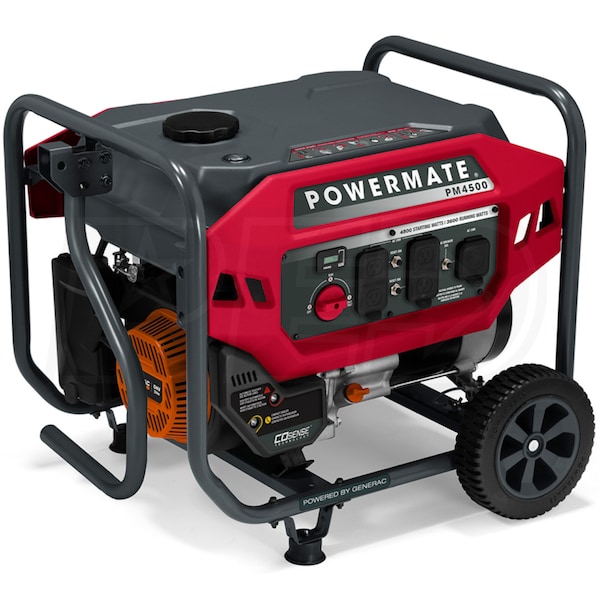 Powermate P0081200 PM4500 - 3600 Watt Portable Generator w/ CO-SENSE™ CARB