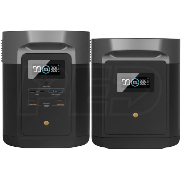 EcoFlow DELTA Pro + EcoFlow DELTA Pro Smart Extra Battery - EcoFlow